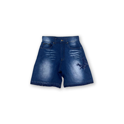 Blue Denim Shorts